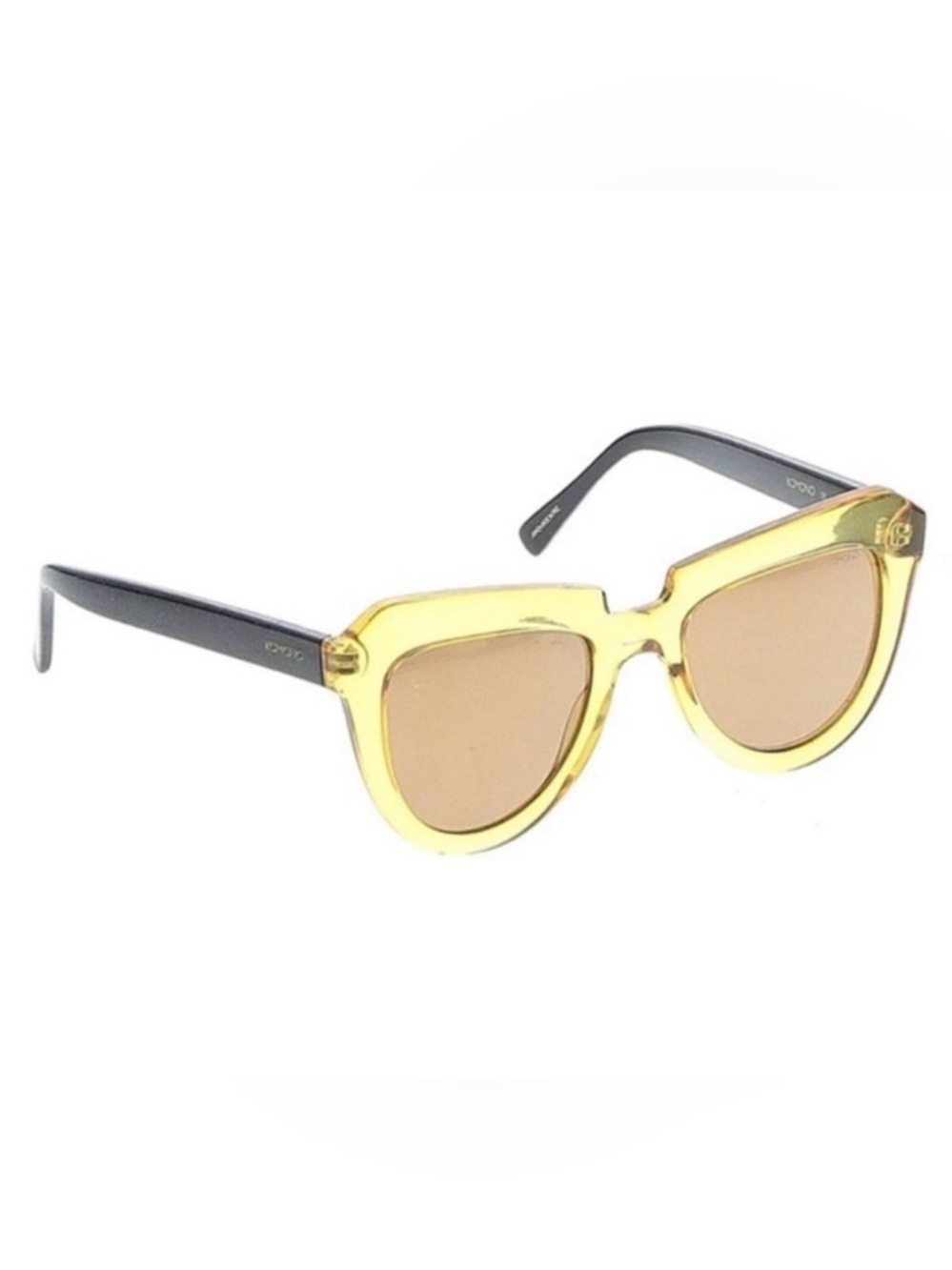 KOMONO Cateye Sunglasses Stella Cider Black Yellow NEW cat eye - Picture 14 of 14